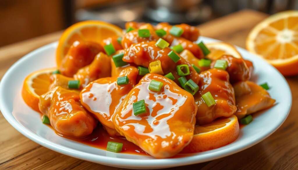 4-Ingredient Orange Chicken