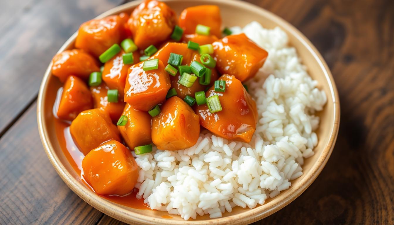 4-Ingredient Orange Chicken