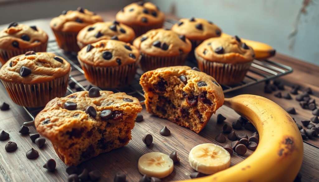 Banana Chocolate Chip Muffins