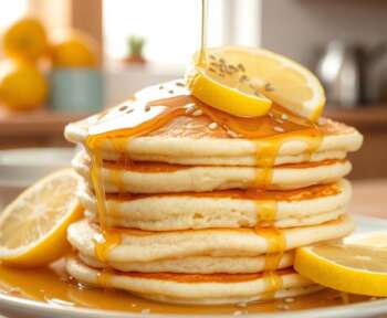 Lemon Poppy Seed Pancakes