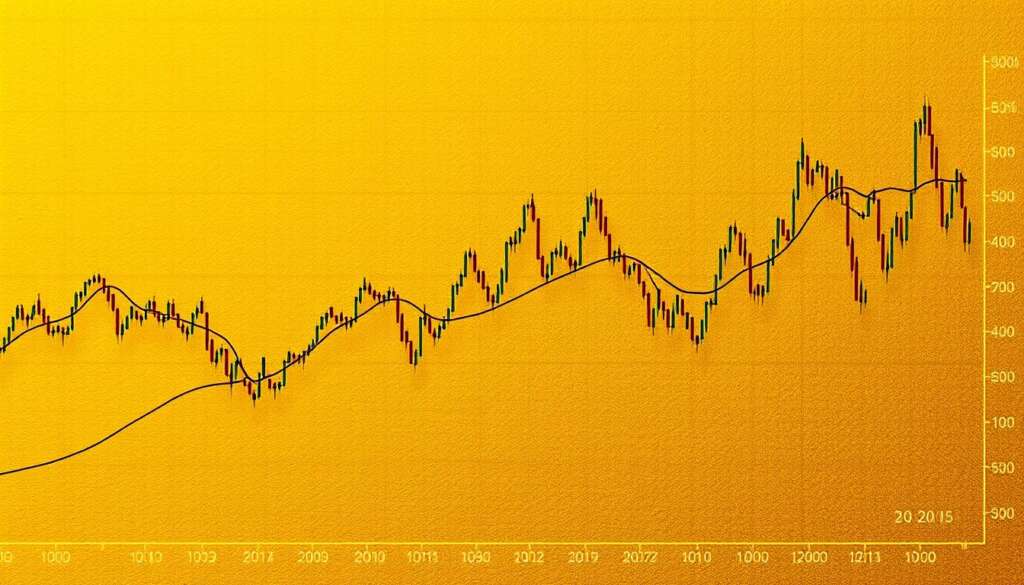 gold price chart patterns